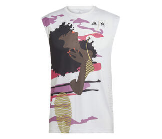 Adidas New York Unitefit Sleeveless Tee (U) (White)