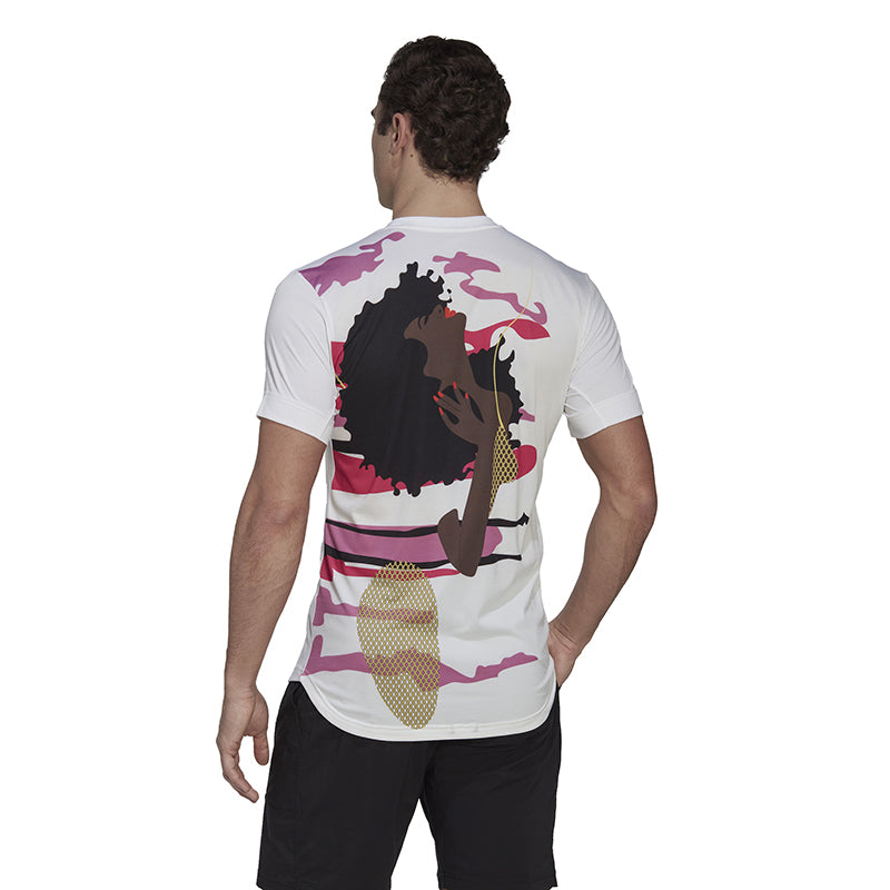 Adidas New York Printed Tee (U) (White)