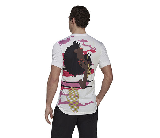Adidas New York Printed Tee (U) (White)