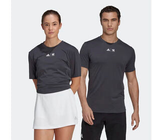 Adidas New York Printed Tee (U) (Dark Grey)