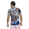 Adidas Us Series Printed Freelift Tee (M) (Multi)
