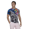 Adidas Us Series Printed Freelift Tee (M) (Multi)