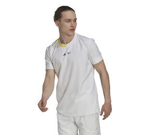 Adidas London Stretch Woven Tee (M) (White)