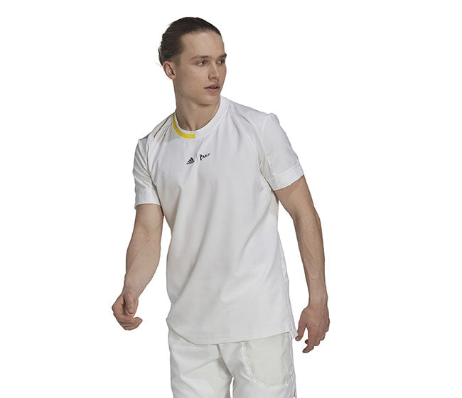 Adidas London Stretch Woven Tee (M) (White)
