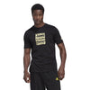 Adidas Tennis Smile Graphic Tee (M) (Black)