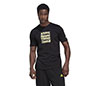 Adidas Tennis Smile Graphic Tee (M) (Black)