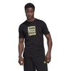 Adidas Tennis Smile Graphic Tee (M) (Black)