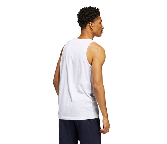 Adidas Americana Graphic Tank (M) (White)