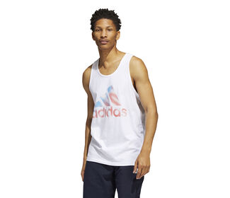 Adidas Americana Graphic Tank (M) (White)