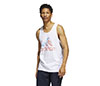 Adidas Americana Graphic Tank (M) (White)