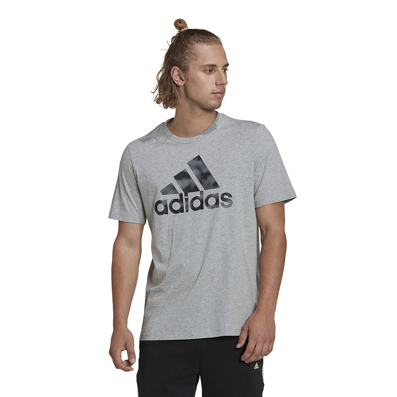 Adidas Essentials Camo Tee (M) (Grey)