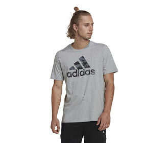 Adidas Essentials Camo Tee (M) (Grey)