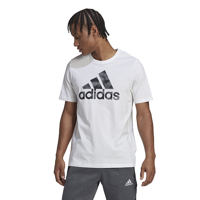 Adidas Essentials Camo Tee (M) (White)