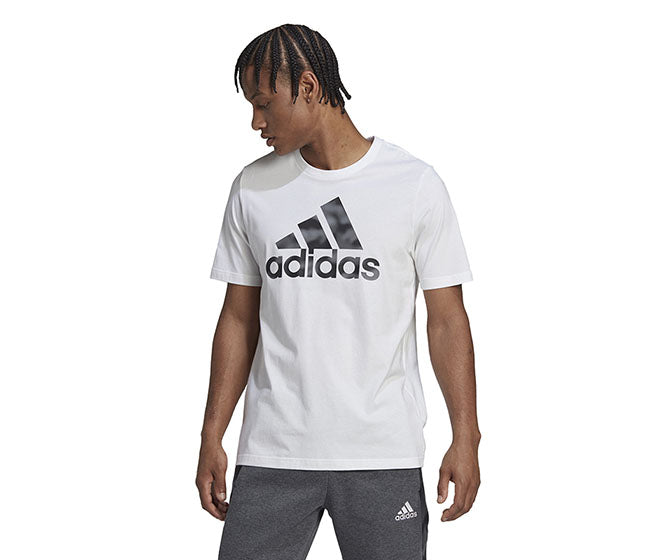 Adidas Essentials Camo Tee (M) (White)