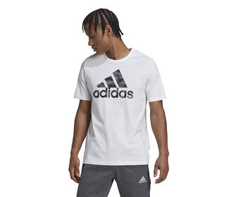 Adidas Essentials Camo Tee (M) (White)