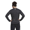 Adidas Train Icons 3 Bar Long Sleeve Crew (M) (Black)