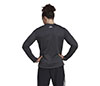 Adidas Train Icons 3 Bar Long Sleeve Crew (M) (Black)