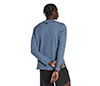 Adidas Train Icons 3 Bar Long Sleeve Crew (M) (Wonder Steel)