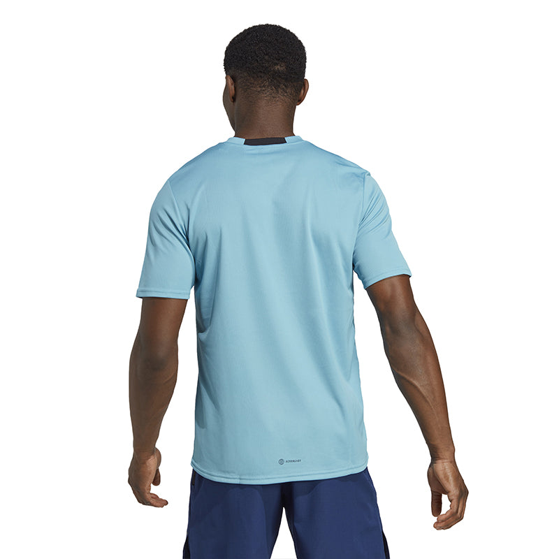 Adidas Designed-4-Movement Tee (M) (Preloved Blue)
