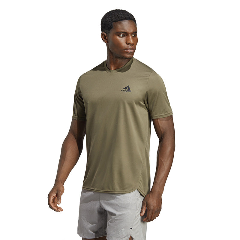 Adidas Designed-4-Movement Tee (M) (Olive Strata)