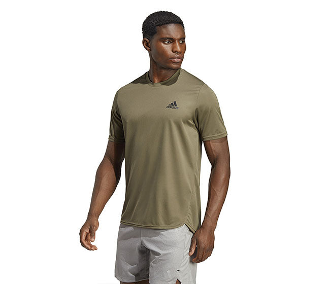 Adidas Designed-4-Movement Tee (M) (Olive Strata)