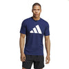 Adidas Train Essentials Feel Ready Logo Tee (M) (Dark Blue)