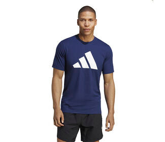 Adidas Train Essentials Feel Ready Logo Tee (M) (Dark Blue)