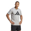 Adidas Train Essentials Feel Ready Logo Tee (M) (Grey)