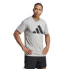 Adidas Train Essentials Feel Ready Logo Tee (M) (Grey)
