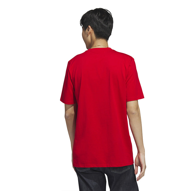 Adidas Americana Bos Graphic Tee (M) (Scarlet)
