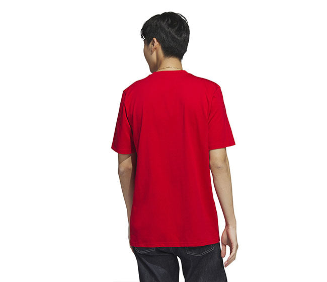 Adidas Americana Bos Graphic Tee (M) (Scarlet)