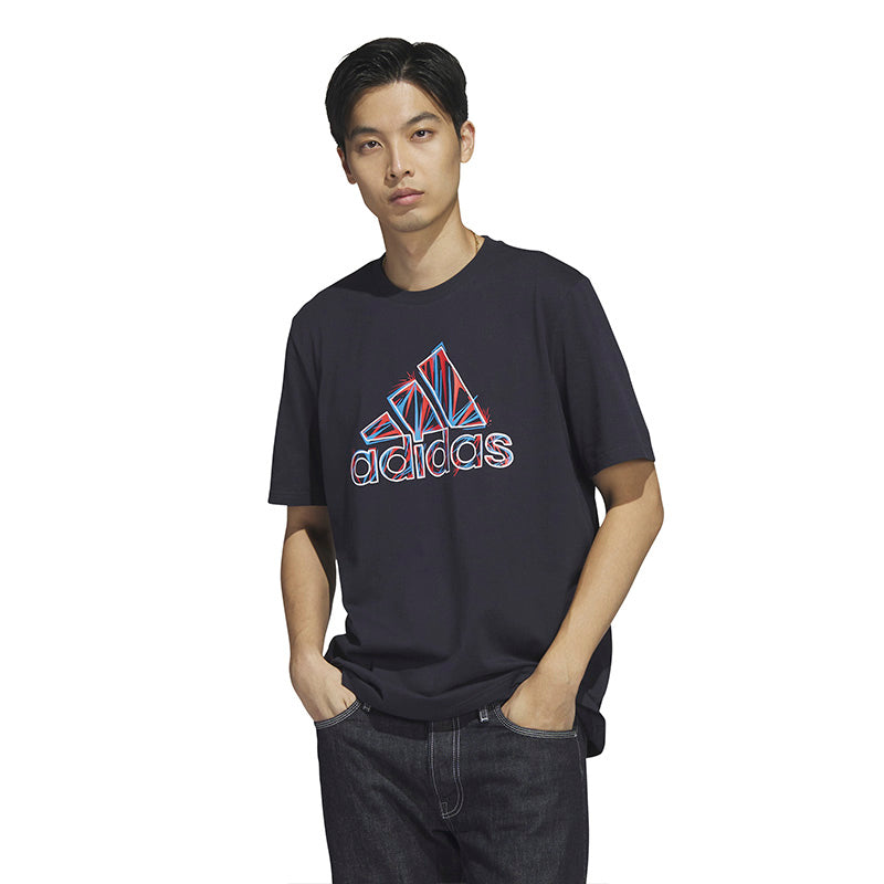 Adidas Americana Graphic Tee (M) (Legend Ink)