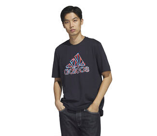 Adidas Americana Graphic Tee (M) (Legend Ink)