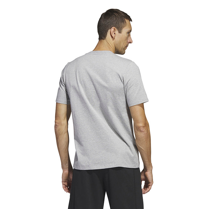 Adidas Americana Graphic Tee (M) (Grey)