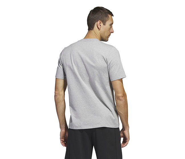 Adidas Americana Graphic Tee (M) (Grey)