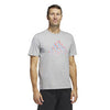 Adidas Americana Graphic Tee (M) (Grey)