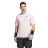 Adidas Melbourne Raglan Tee (M) (Clear Pink)