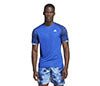 Adidas Melbourne Raglan Tee (M) (Lucid Blue)