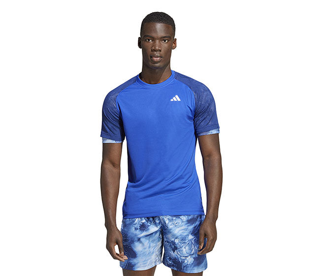 Adidas Melbourne Raglan Tee (M) (Lucid Blue)