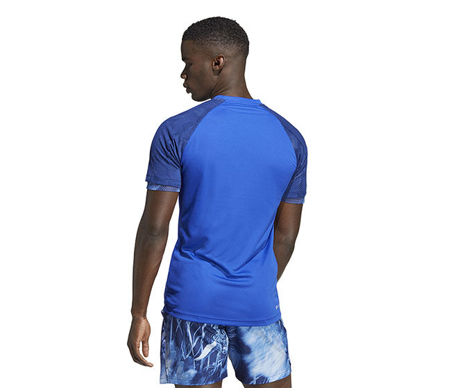 Adidas Melbourne Raglan Tee (M) (Lucid Blue)