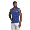 Adidas Melbourne Sleeveless Tee (M) (Victory Blue)
