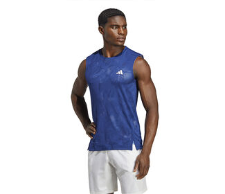 Adidas Melbourne Sleeveless Tee (M) (Victory Blue)