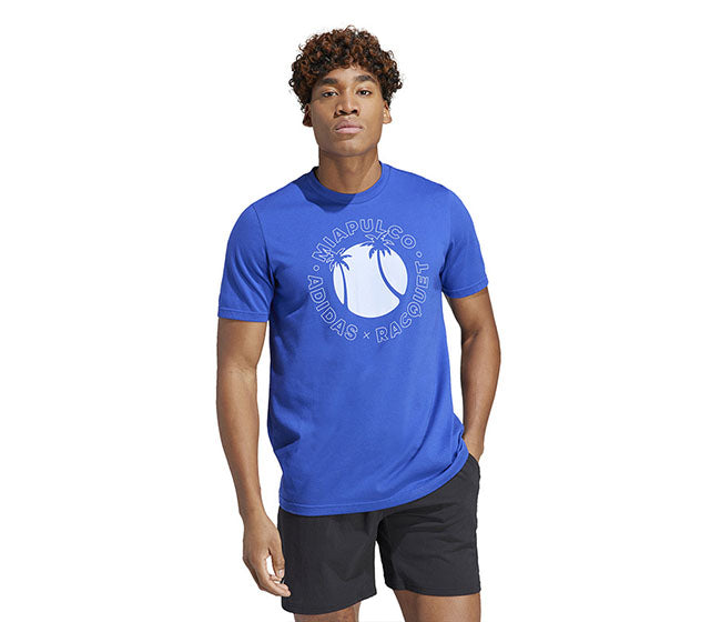 Adidas Mia.Pulco Sun Graphic Tee (M) (Lucid Blue)