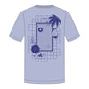 Adidas Mia.Pulco Pool Graphic Tee (M) (Blue Dawn)