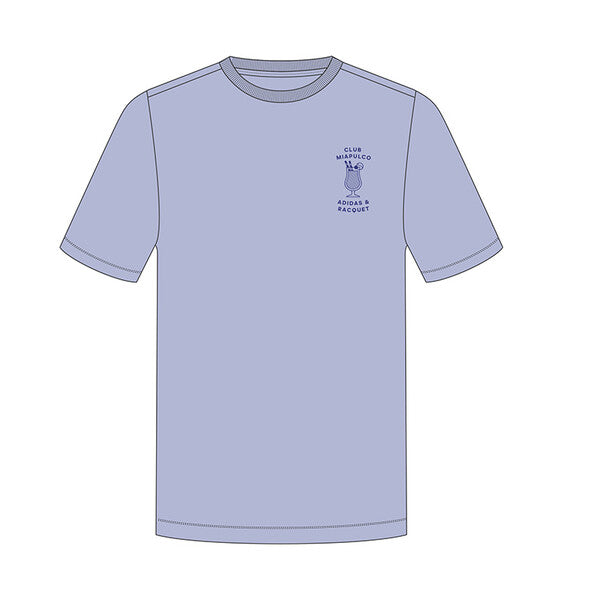 Adidas Mia.Pulco Pool Graphic Tee (M) (Blue Dawn)