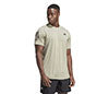 Adidas Club 3 Stripe Tee (M) (Silver Pebble)