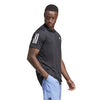 Adidas Club 3 Stripe Tee (M) (Black)
