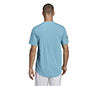 Adidas Club 3 Stripe Tee (M) (Preloved Blue)