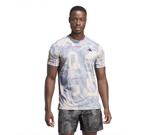 Adidas Club Graphic Tee (M) (Wonder Taupe)