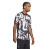 Adidas Club Graphic Tee (M) (White/Black)